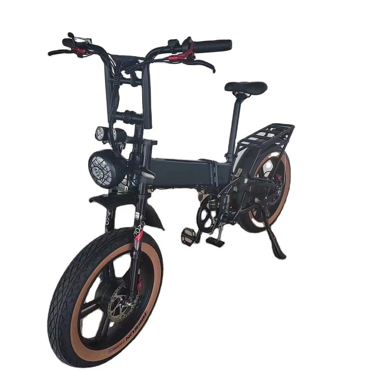 52V ebike 2000W Dual Motor 52V21Ah Folding Electric Bike Hydraulic Brake Full Suspension Fat Tire 60kmh Electric City Bicycle