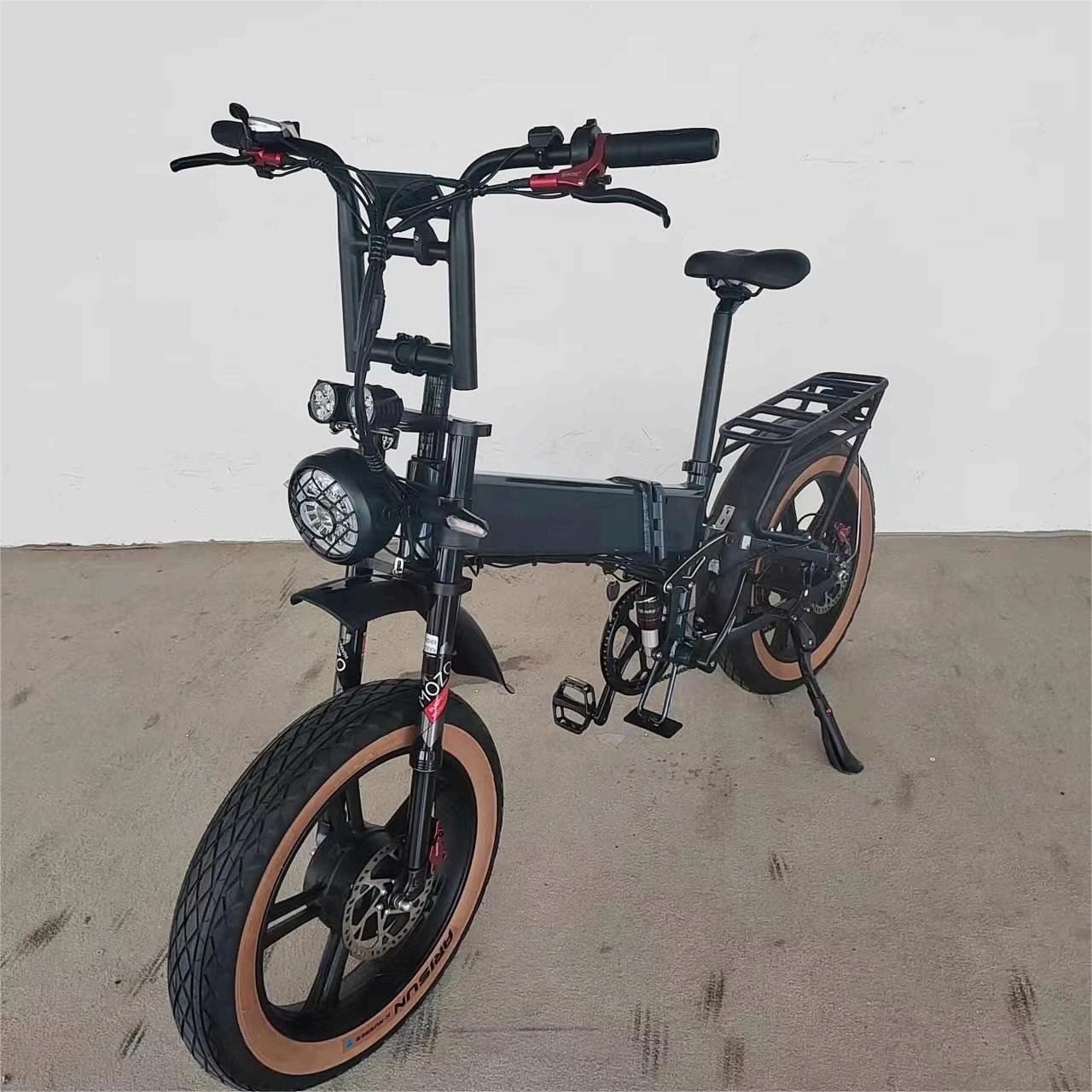 52V ebike 2000W Dual Motor 52V21Ah Folding Electric Bike Hydraulic Brake Full Suspension Fat Tire 60kmh Electric City Bicycle