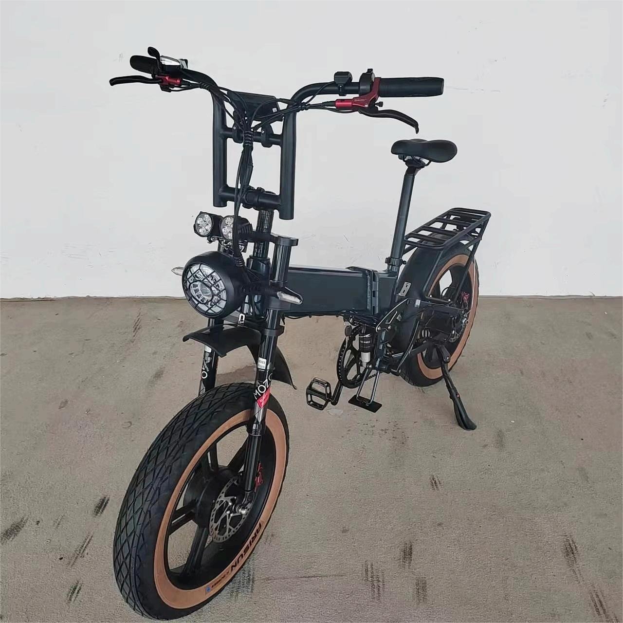 52V ebike 2000W Dual Motor 52V21Ah Folding Electric Bike Hydraulic Brake Full Suspension Fat Tire 60kmh Electric City Bicycle