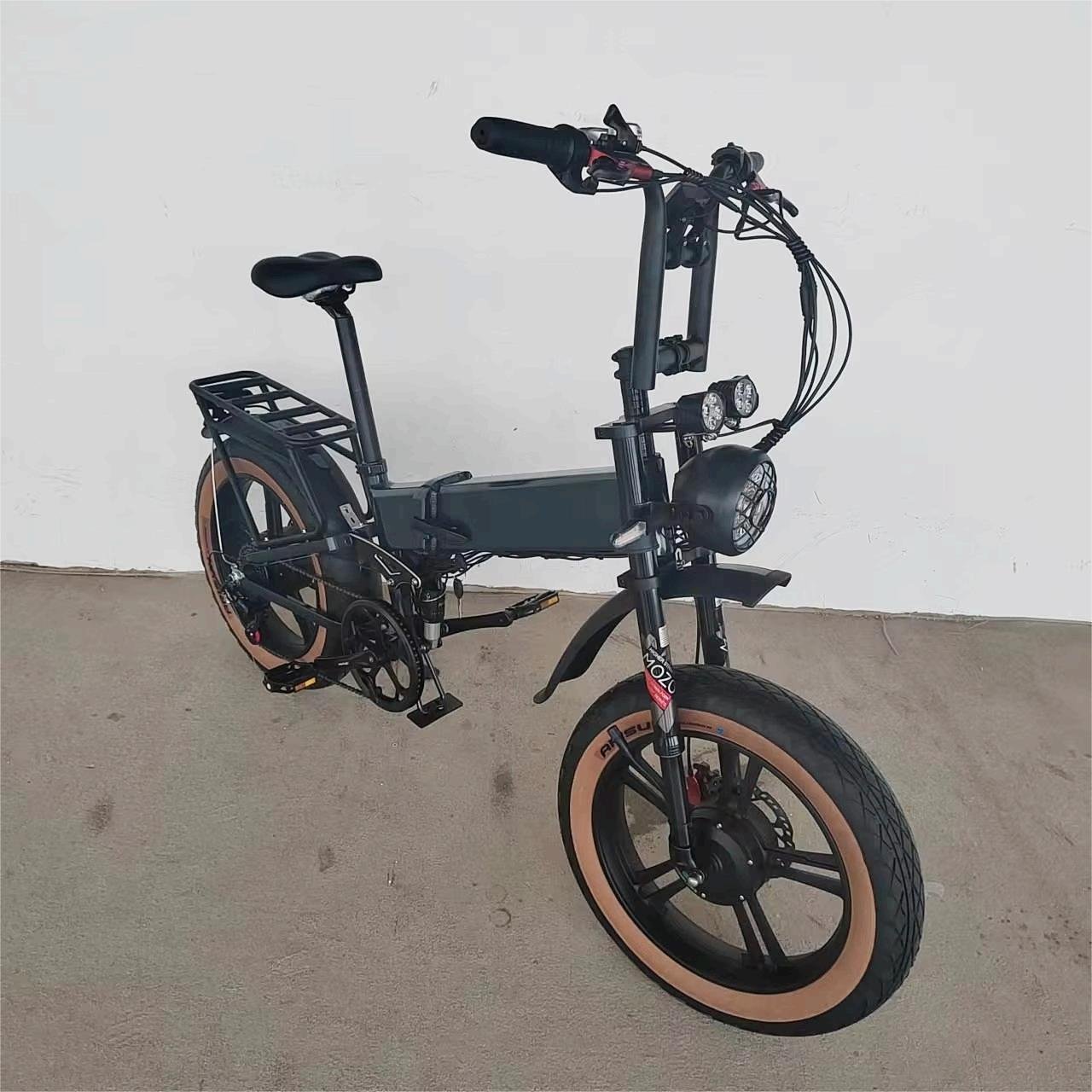 52V ebike 2000W Dual Motor 52V21Ah Folding Electric Bike Hydraulic Brake Full Suspension Fat Tire 60kmh Electric City Bicycle