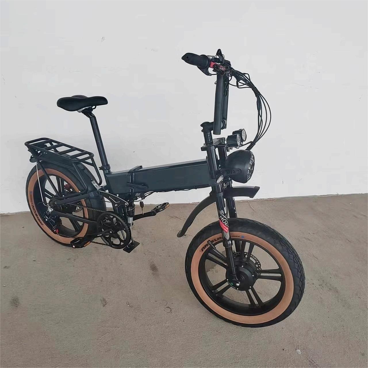 52V ebike 2000W Dual Motor 52V21Ah Folding Electric Bike Hydraulic Brake Full Suspension Fat Tire 60kmh Electric City Bicycle