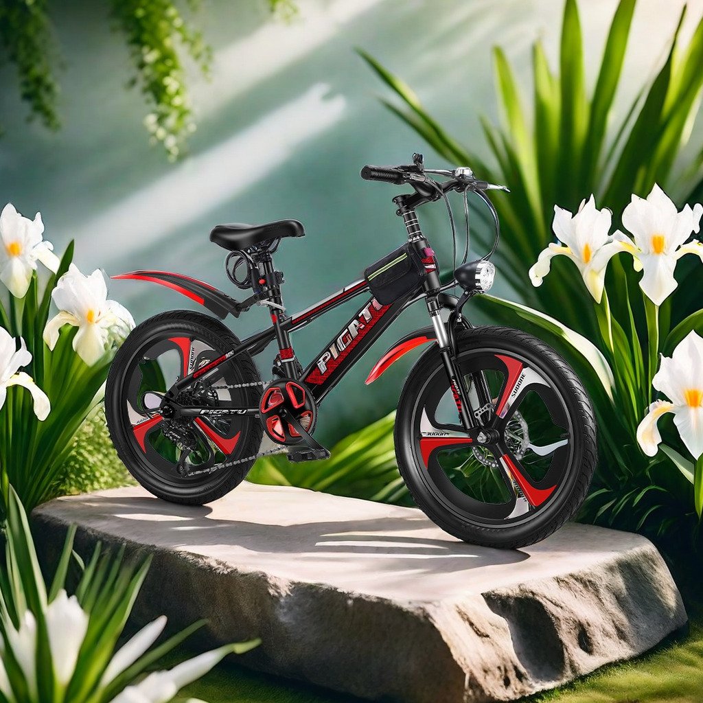 Robust and Durable 6-Speed Kids' MTB Available in 18" 20" 22" and 24" for All Terrains