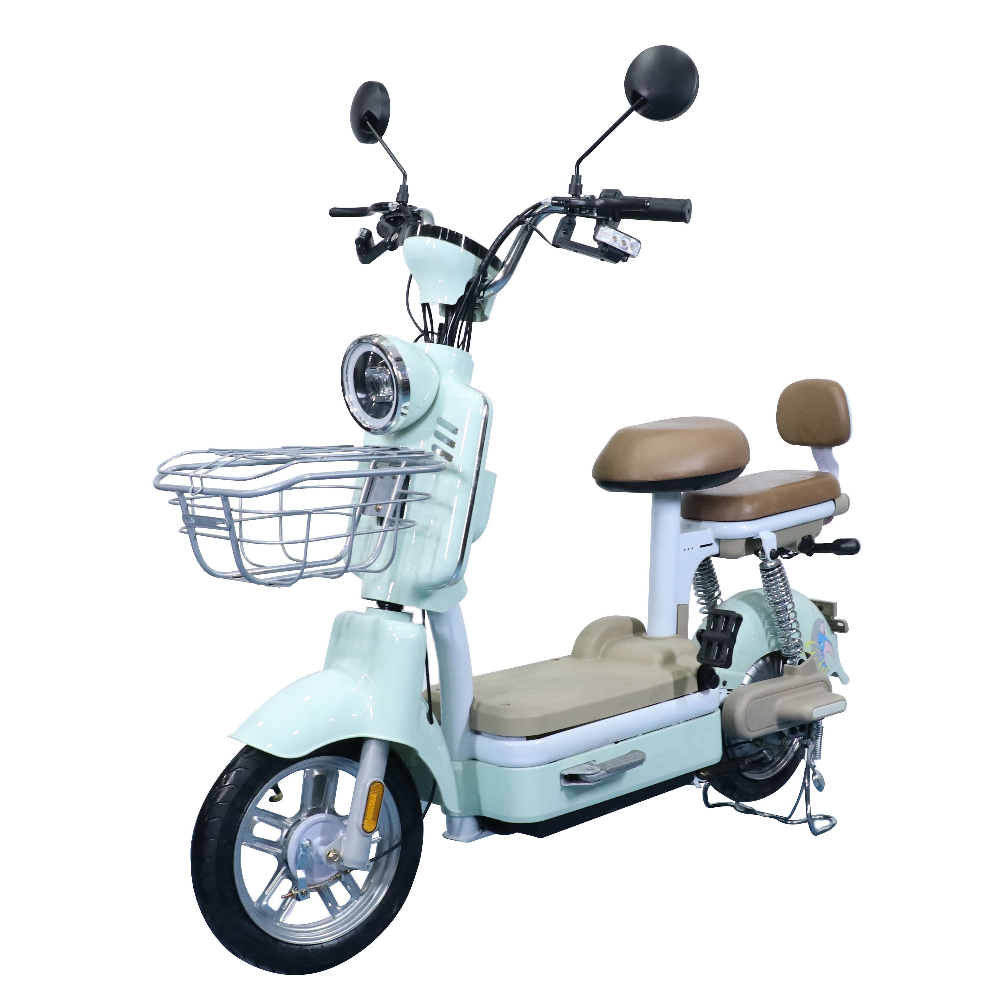 Wholesale factory electric bike 350W 48V 12AH Electrically City Bike Direct Sales E Bike Bicycle with basket and fat tire
