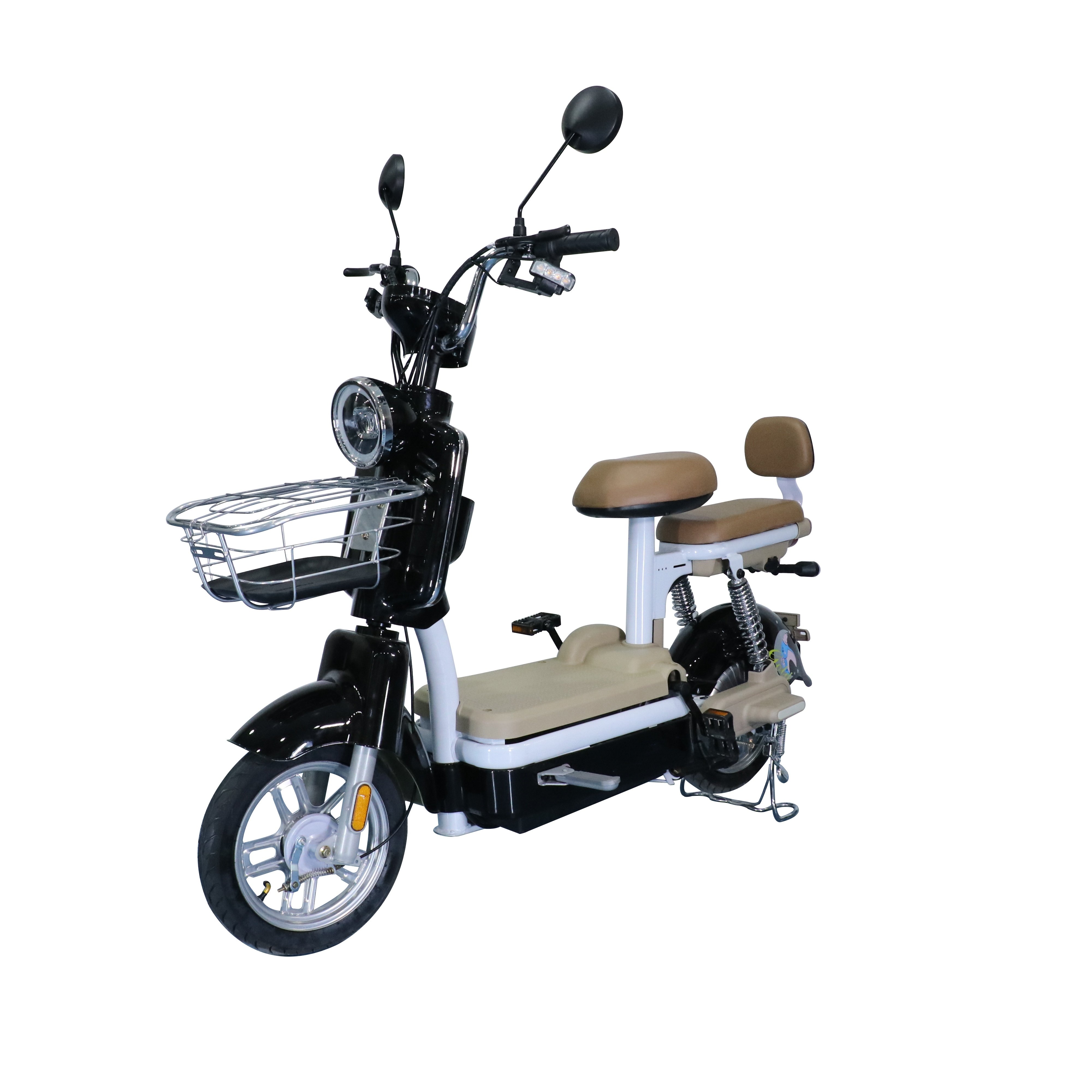 Wholesale factory electric bike 350W 48V 12AH Electrically City Bike Direct Sales E Bike Bicycle with basket and fat tire