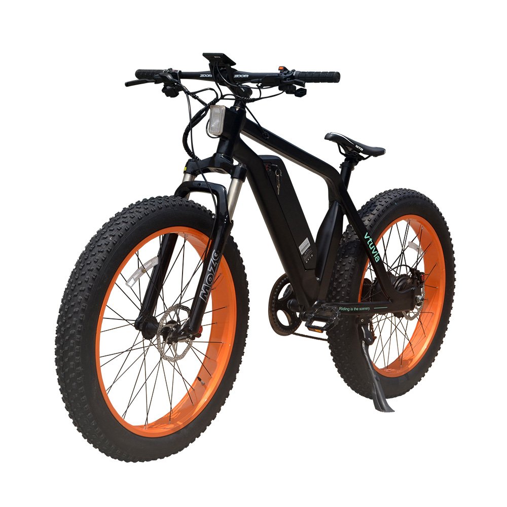 VTUVIA CE certification 36V 48v 250W 750w fat tire electric motorcycle rear motor ebike electric mountain bike MTB
