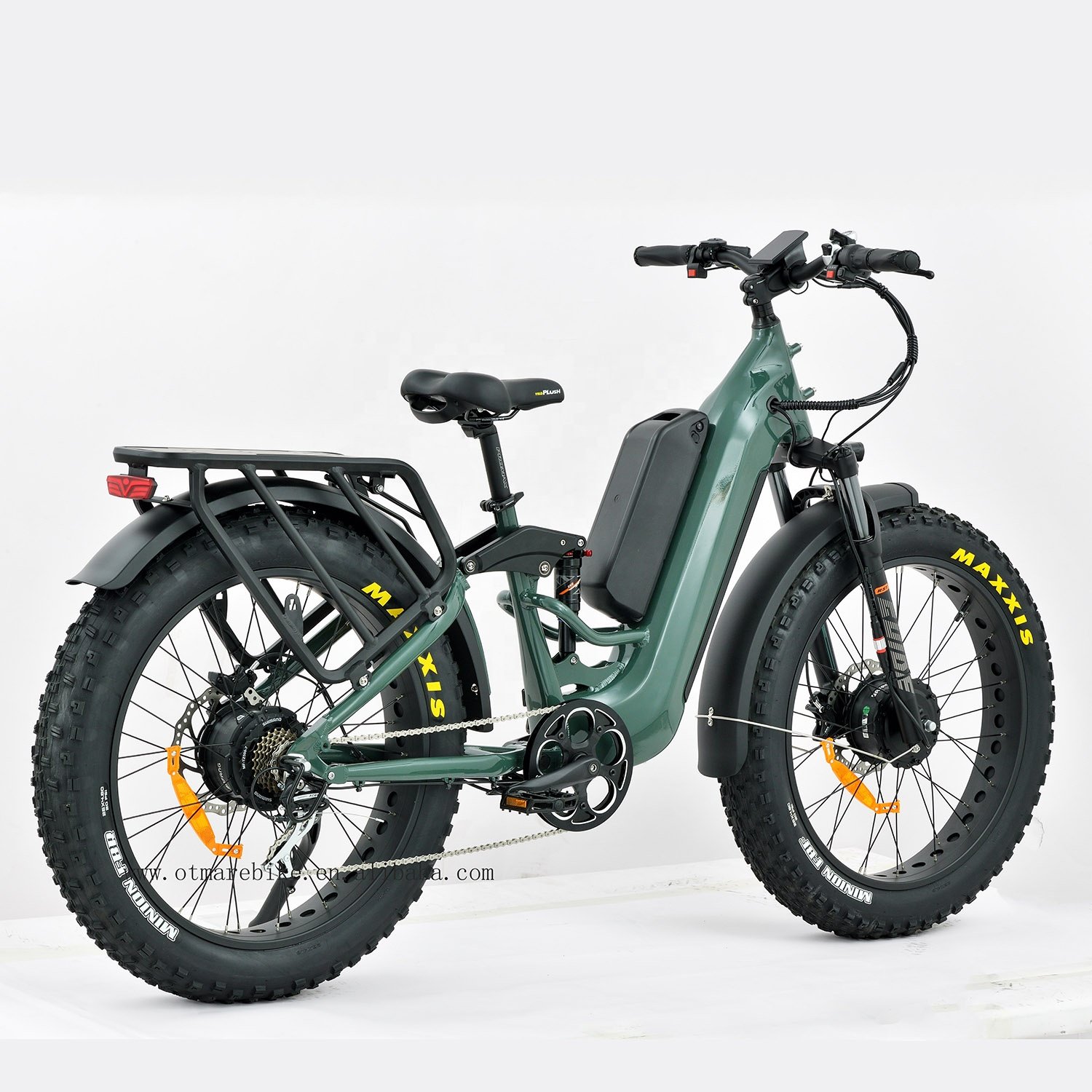 New Design Fat Tire Electric Bike Off Road Electric Bike Dual Dirt Mountain Stealth Bomber 52v 48v 1000w E Bike