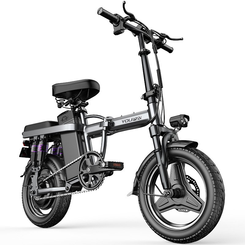 Uwant 2022 Hot Sale Mini Size Folding Electric Bicycle 400W 48V 14 Inch Electric City Bike Foldable Electric Bike
