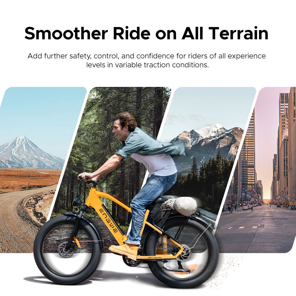 US Stock ENGWE E26 ST 250W Electric City Bicycle 16Ah Lithium Battery E-bike 26" Two-wheeled Electric Bicycle