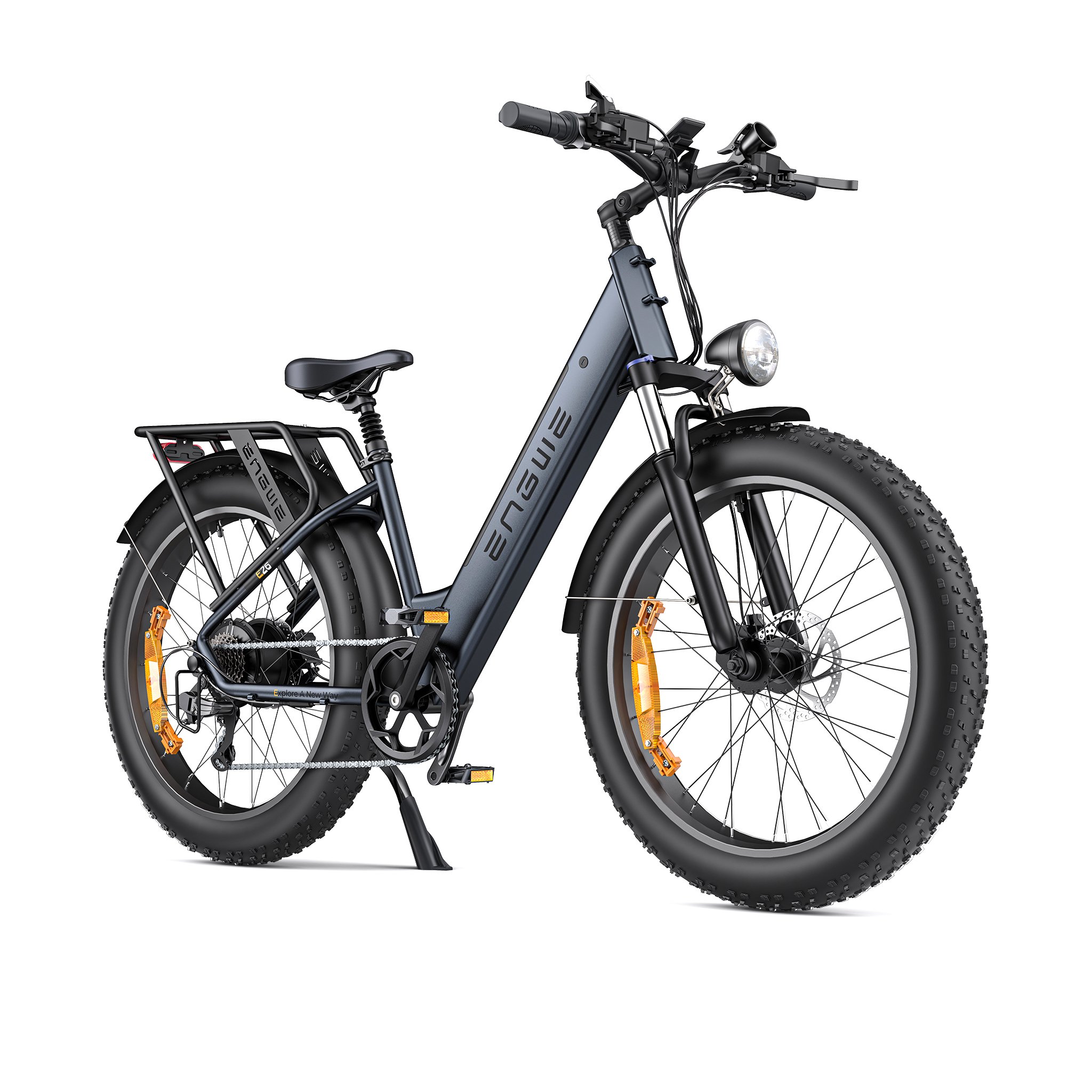 US Stock ENGWE E26 ST 250W Electric City Bicycle 16Ah Lithium Battery E-bike 26" Two-wheeled Electric Bicycle