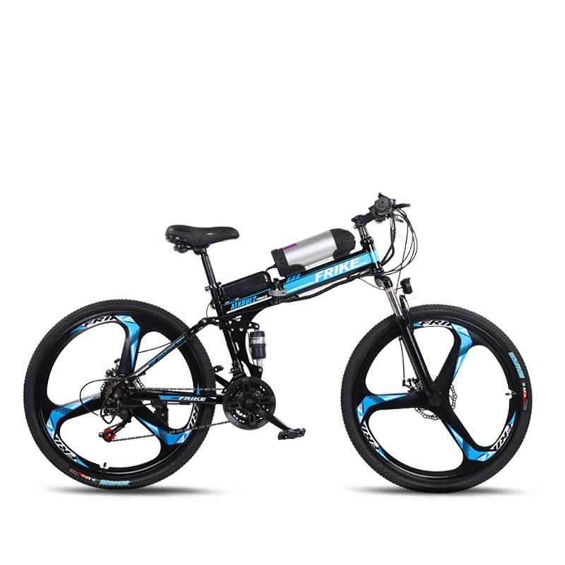 Cheap hot sale 21 27 speed 26in folding adult electric assist mountain bike mtb full suspension mid drive 350w 500w