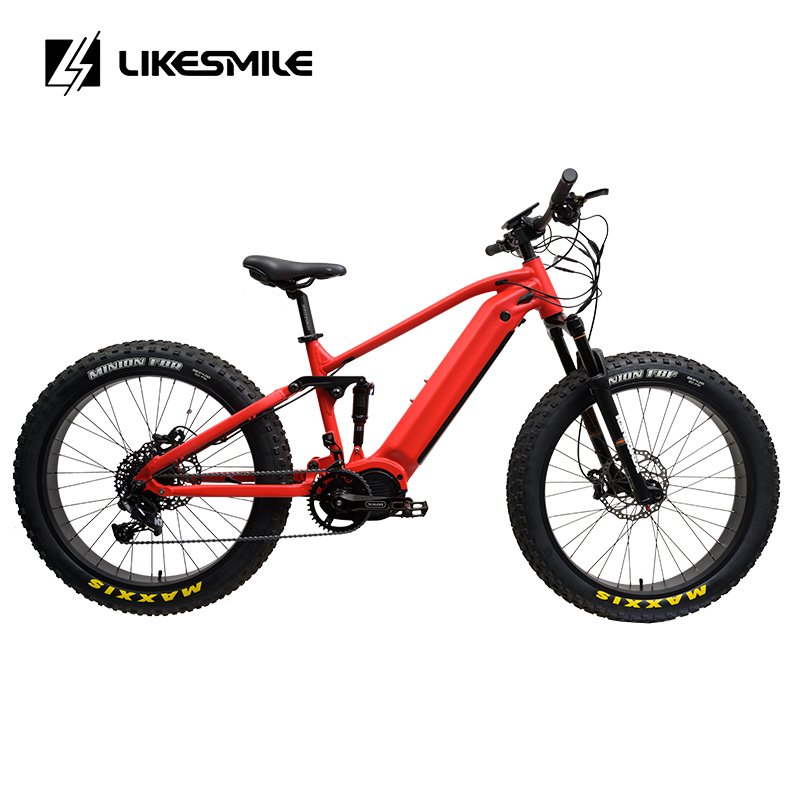 New Arrivals Full Suspension 1000W 48v Bafang Mid Drive Electric Mountain Bike