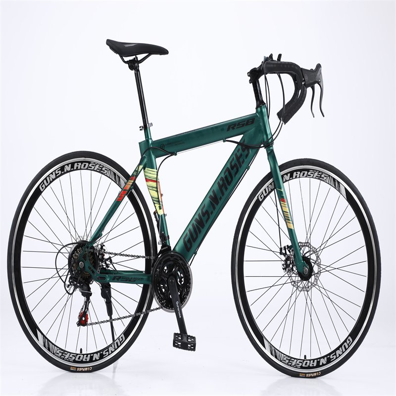 2024 Single Handlebar Racing Road Bicycle 21 Speed Variable Speed Disc Brake Super Fast Aluminum Steel Materialin Mountain Bike