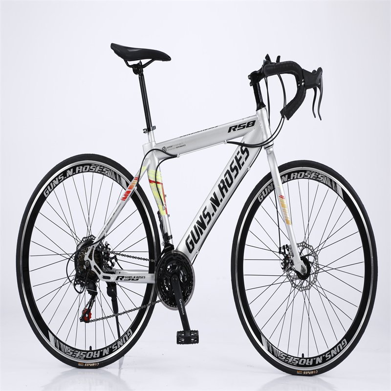 2024 Single Handlebar Racing Road Bicycle 21 Speed Variable Speed Disc Brake Super Fast Aluminum Steel Materialin Mountain Bike