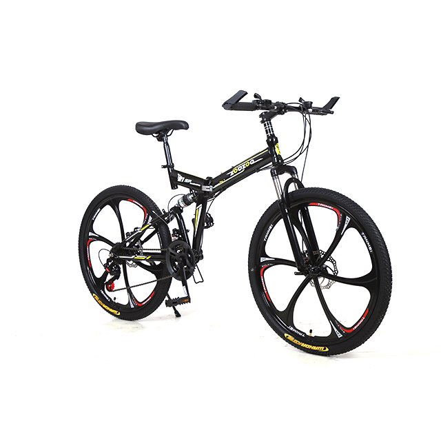 factory supply 21 speed folding double disc brake mountain bike bicycle folding bike 26 inch