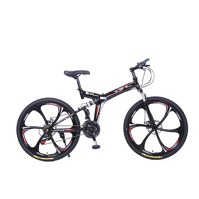 factory supply 21 speed folding double disc brake mountain bike bicycle folding bike 26 inch