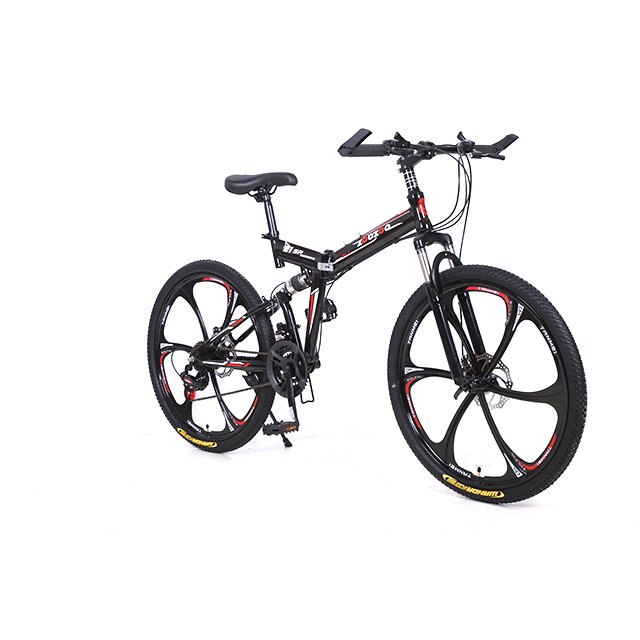 factory supply 21 speed folding double disc brake mountain bike bicycle folding bike 26 inch