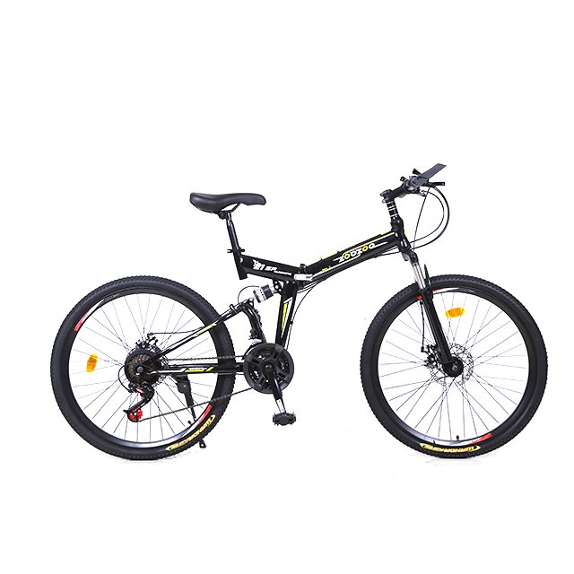 factory supply 21 speed folding double disc brake mountain bike bicycle folding bike 26 inch