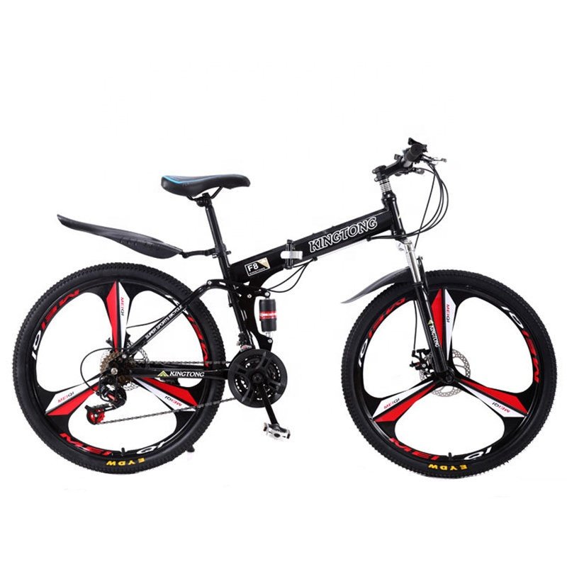 Wholesale 26 Inch 24 Speed Ten Knife Wheel Sports Full Suspension Aluminum Shock Absorber Bicycle Mountain Folding Bike