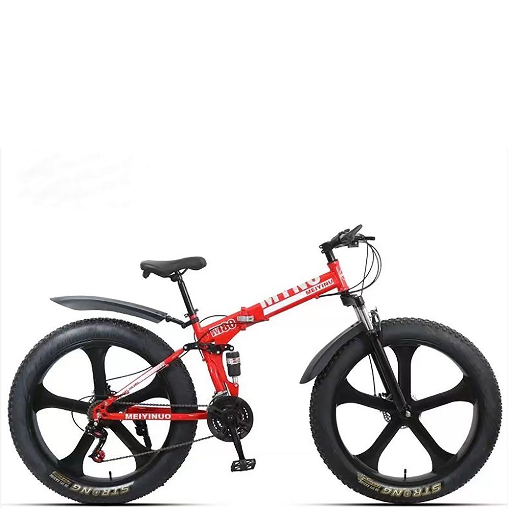 Hot Sale Cheap Folding 26 inch mountain bike Steel Frame Fat tire foldable Bicycle for Adults carbon steel bike.