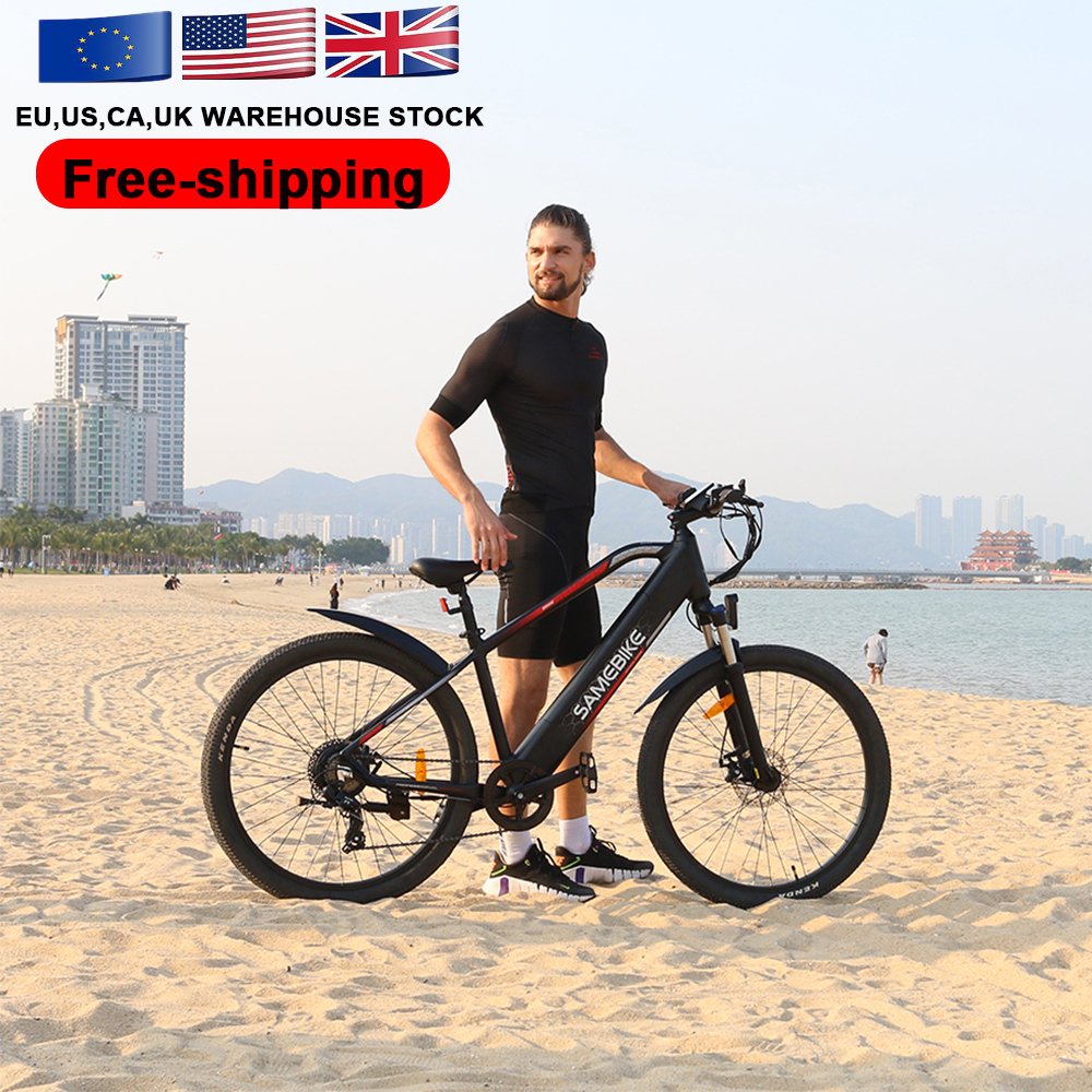 SAMEBIKE Aluminum Alloy 13ah Integrated Battery ebike electric mountain bike