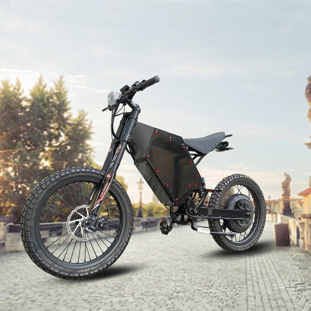Bluedot ebike best seller 5000w/8000w electric bike with turtle tyre colorful display headlight and turn signals