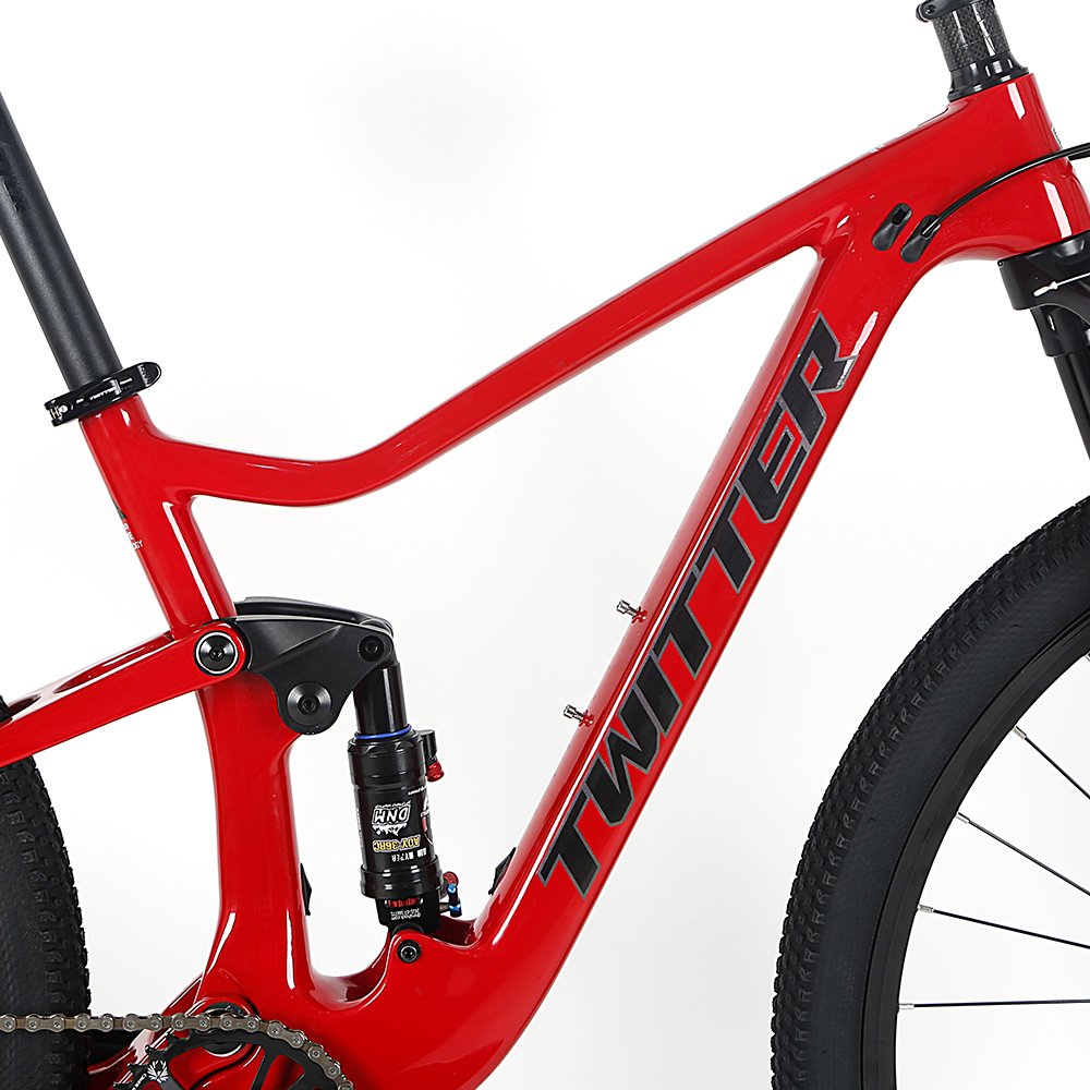 Twitter Mountain Bicycle Factory Price 29 inch FOREST SX-12 Speed Dual Suspension Carbon Fiber mountain Bikes