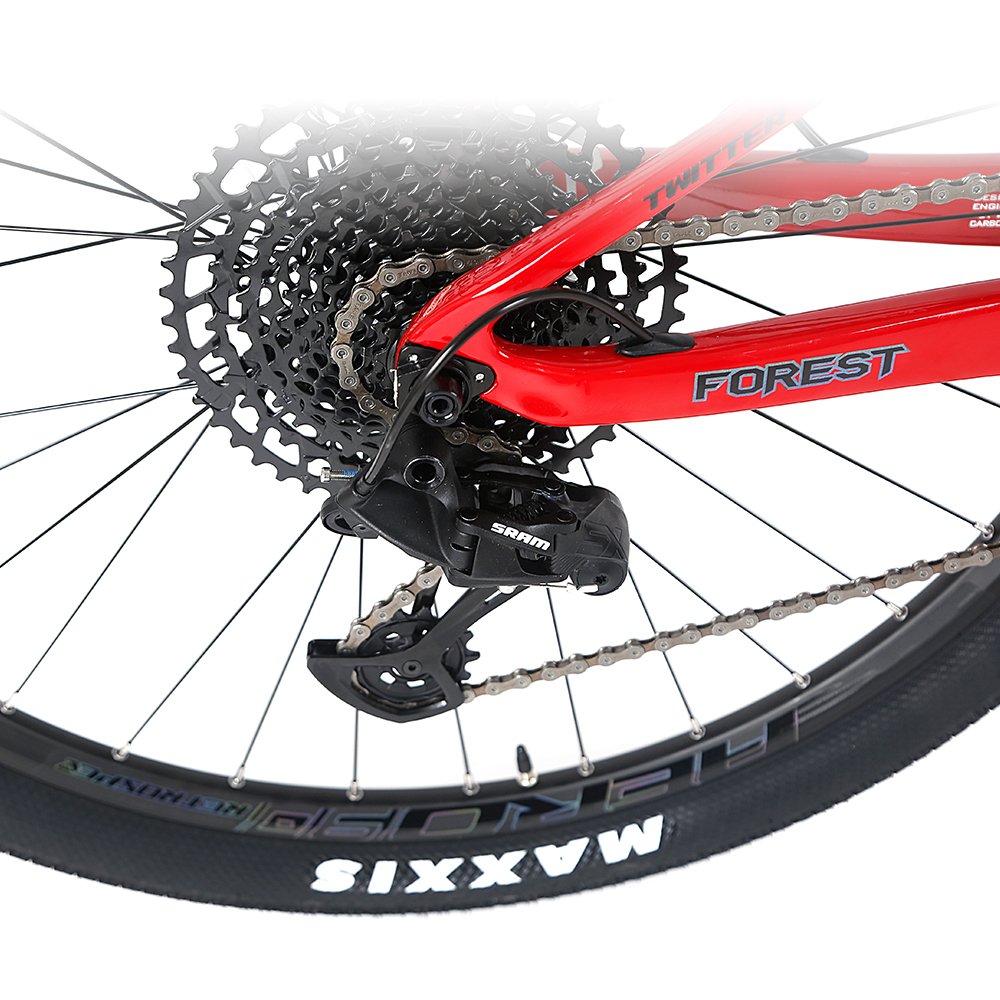 Twitter Mountain Bicycle Factory Price 29 inch FOREST SX-12 Speed Dual Suspension Carbon Fiber mountain Bikes