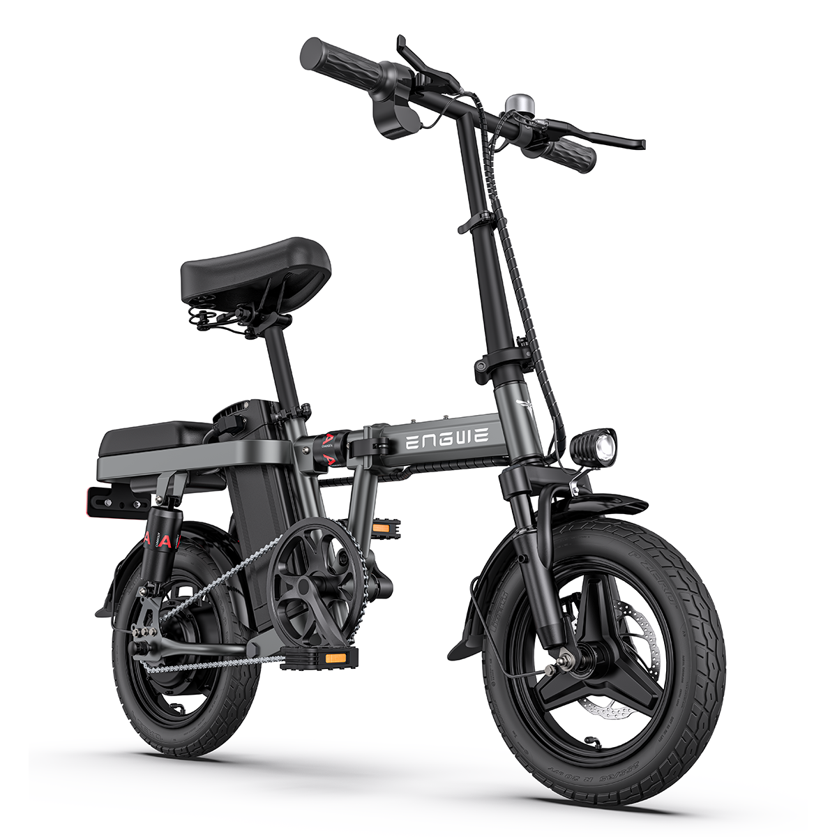 2024 Hot Sale ENGWE Mini Size Folding Electric Bicycle 400W 48V 14 Inch Electric City Bike Foldable Electric Bike