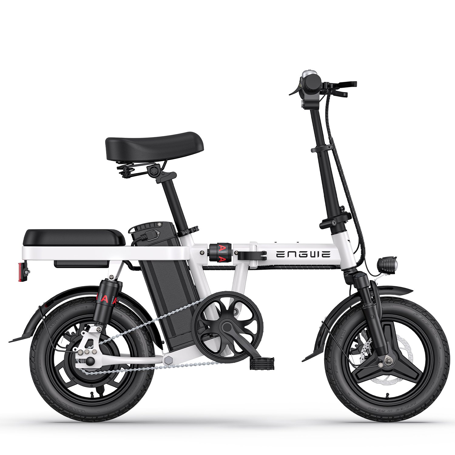 2024 Hot Sale ENGWE Mini Size Folding Electric Bicycle 400W 48V 14 Inch Electric City Bike Foldable Electric Bike