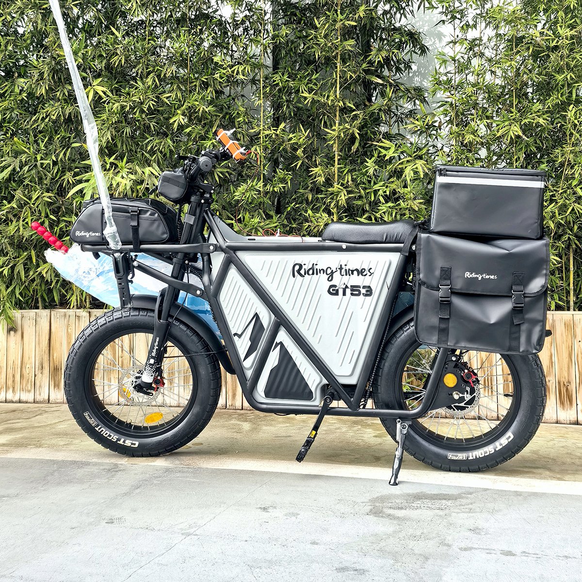 EU USA UK Warehouse 20inch Cargo Bicycle Max Speed 50kmh E-Cargo Bike For Delivery city fat tire Cargo Electric motorcycles