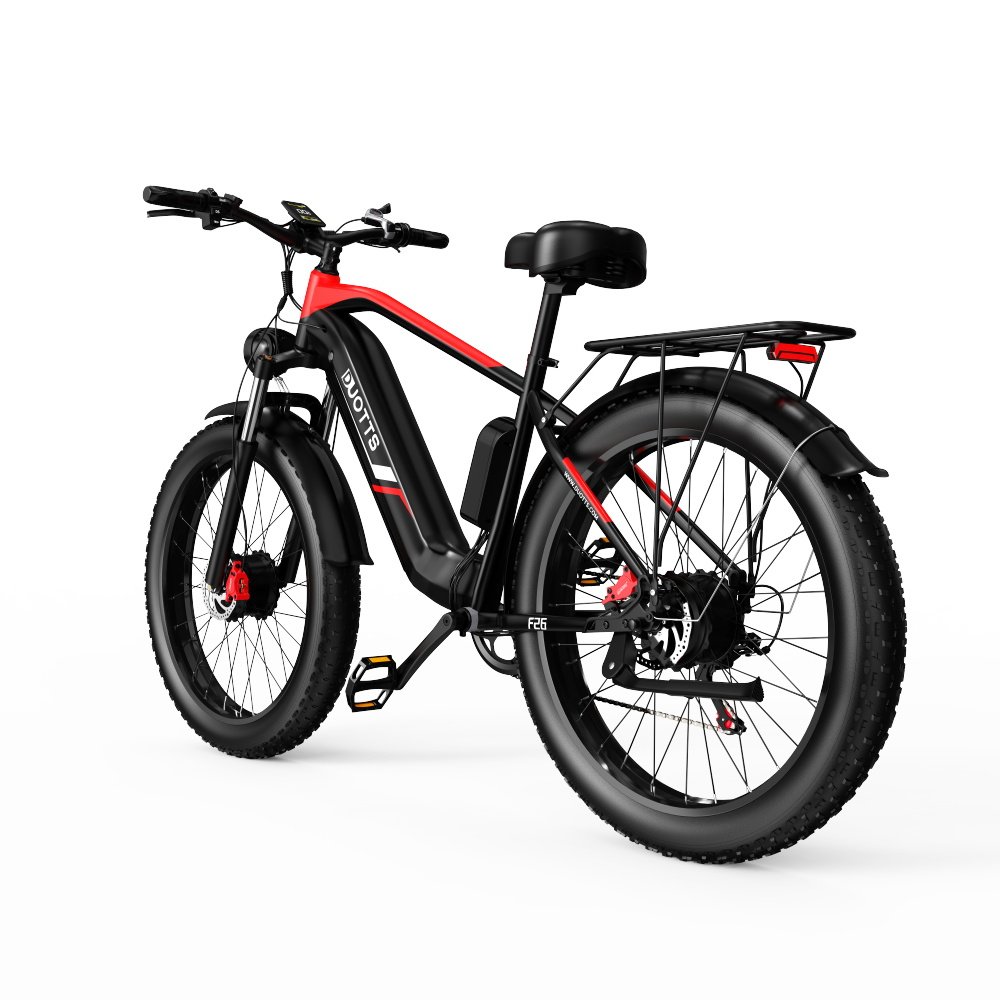 EU Warehouse Dual Motor Ebike DUOTTS F26 Fat Tire Mountain Bike E-bike Aluminum Alloy 26inch 48V Electric Bike Adult