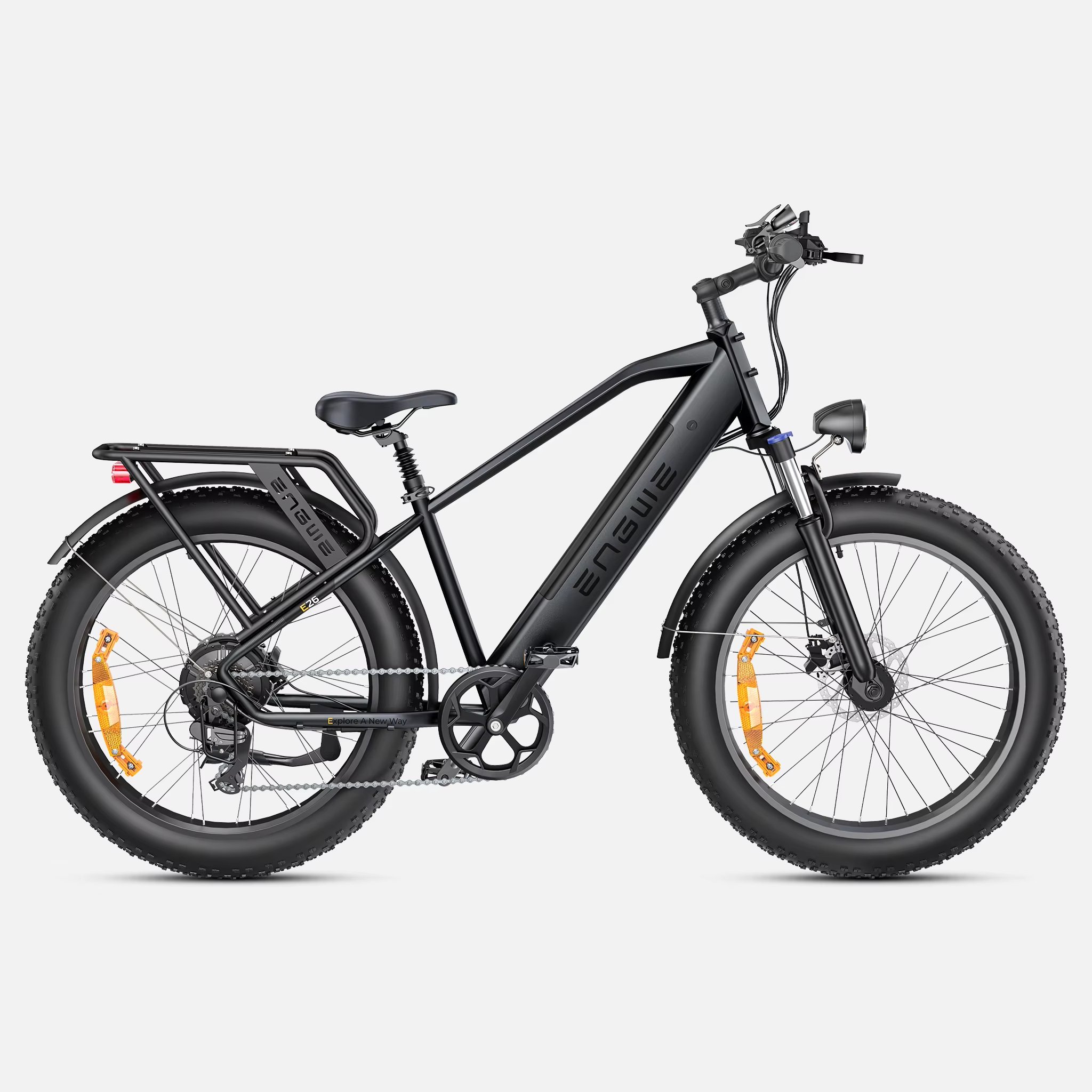 26 inches Fat Tire Electric Bike Off-road 48V16AH ENGWE E26 City Ebike Alloy Bicycle Mountain Cycling Frame for Adults 250W