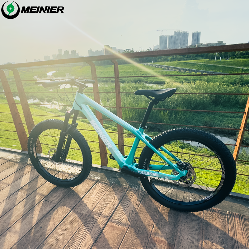 T1000 Carbon Fiber mountain bike 24 In Chkids' bikes Disc Brake SHIMANO DECRE4100 10 Speed bike For Kids