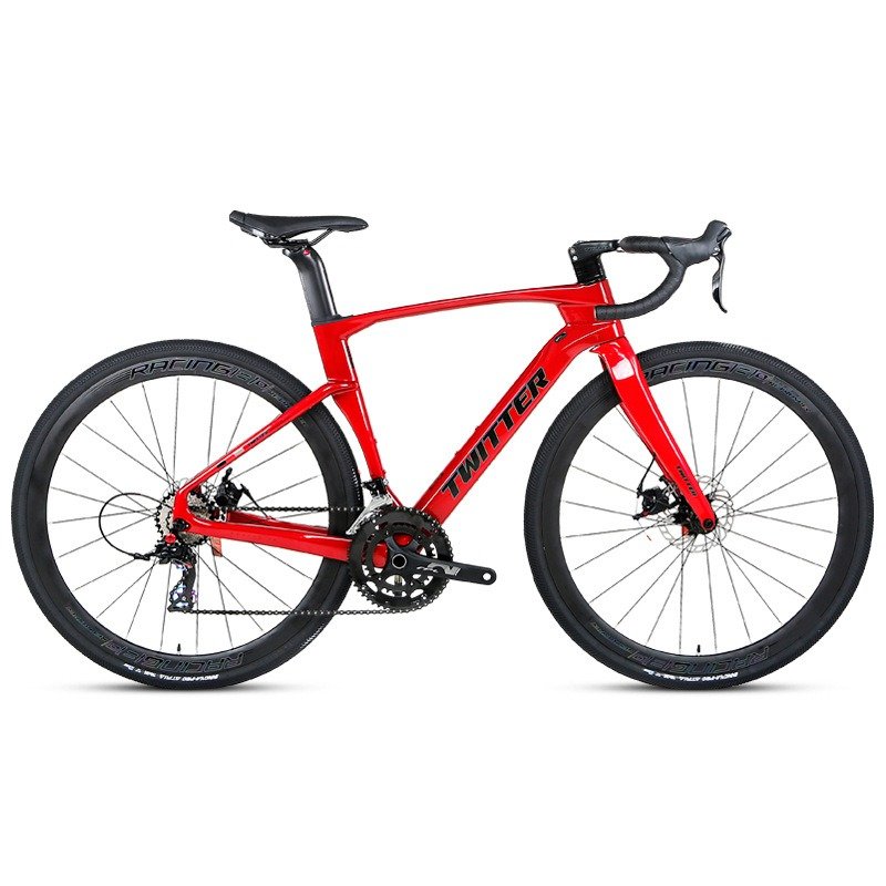 High Quality Carbon Fibre Road Bike 24 Speed Cyclocross Grade Frame 700c Disc Brake System Custom Bikes Wholesale