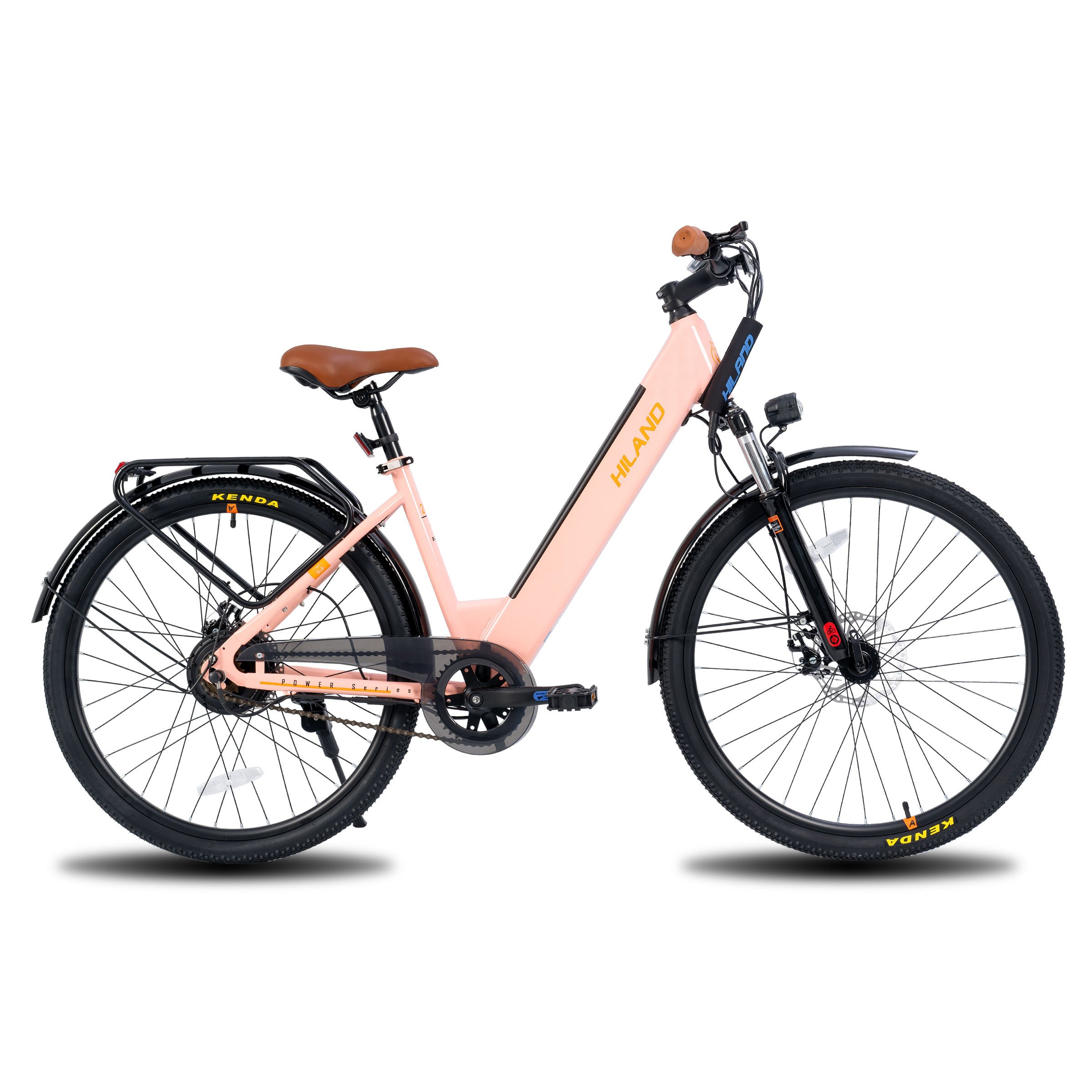 JOYKIE HILAND new design 26 inch Single Speed electric city bike 36V 500W Integrated Battery electric city bicycle for adult