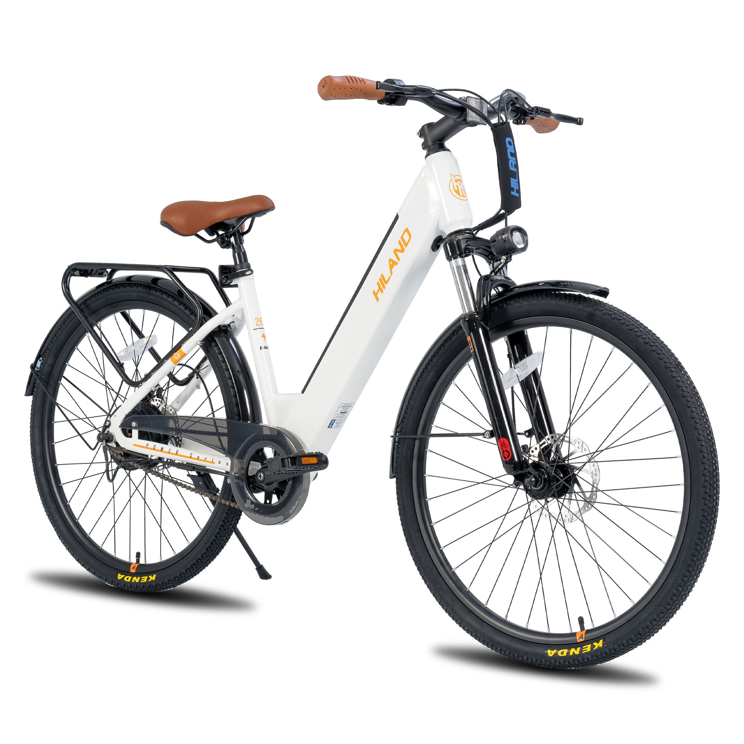 JOYKIE HILAND new design 26 inch Single Speed electric city bike 36V 500W Integrated Battery electric city bicycle for adult