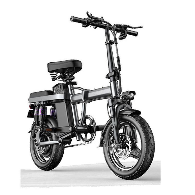 110km/h Max Electric Folding E-Bike with 48V 400W Brushless Motor 14 Inch Vacuum Tire & 3 Speeds Portable City Ebike 25km/h+