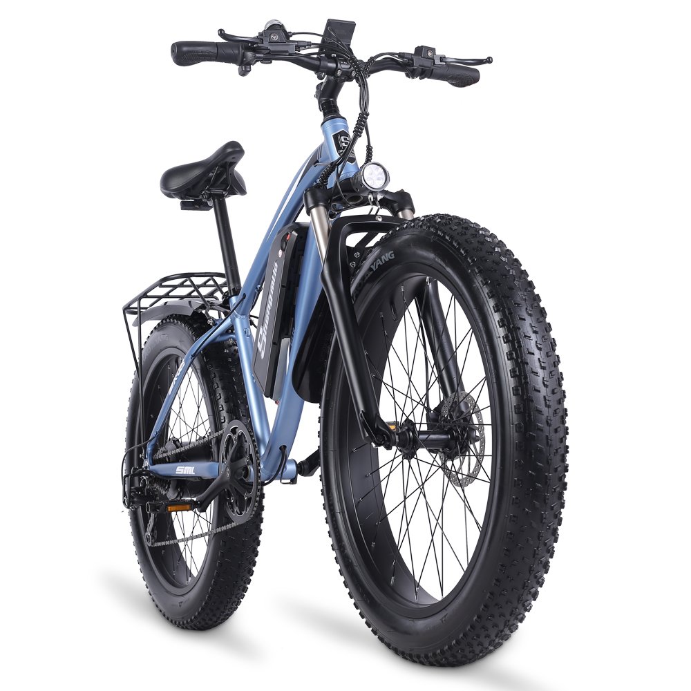 Shengmilo MX02S 1000W Electric Mountain Bike Powerful 17.5ah Fat Tire Adults UK EU Warehouse Off-Road EMTB Bicicleta Electrica