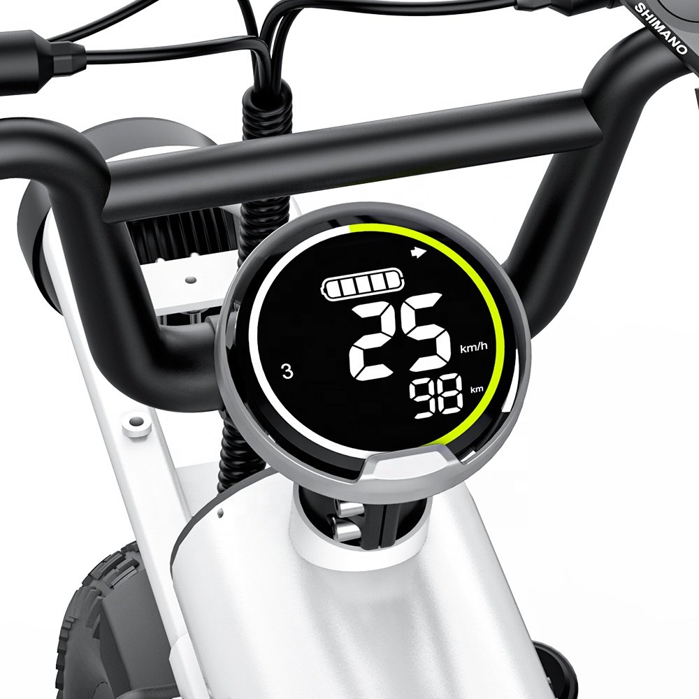 COSWHEEL T16 15AH Battery eBike US EU Stock 16Inch Fatbike Electric City Bike With Front Basket 1000W Electric Cargo Hybrid Bike