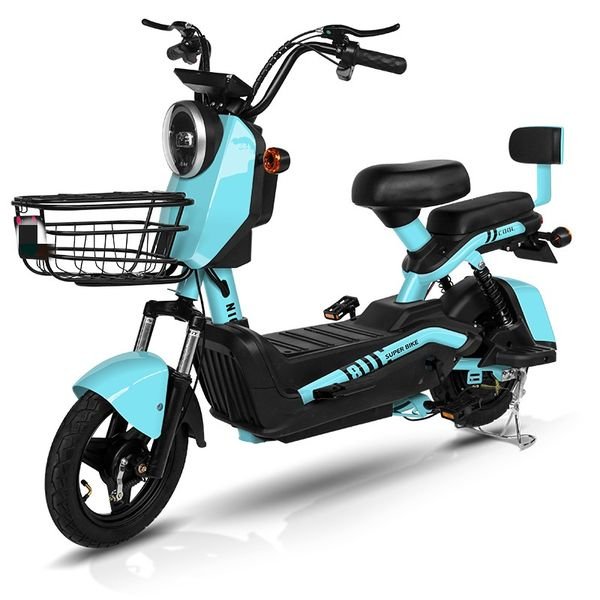 YY 500W Electric City Bike Y2-KZ Electric Motor Bicycle Adult Two Seat Electric Lead Acid Battery Powered 48V 60V Pedal Ebike