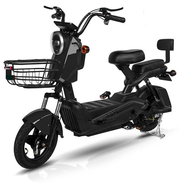 YY 500W Electric City Bike Y2-KZ Electric Motor Bicycle Adult Two Seat Electric Lead Acid Battery Powered 48V 60V Pedal Ebike