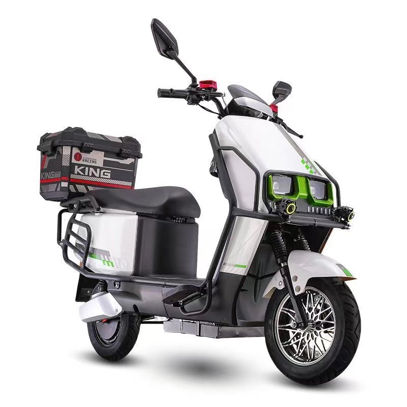 Adult Electric 2-Wheel Motorcycle 1000W Brushless Sportbike with 72V Lithium Battery