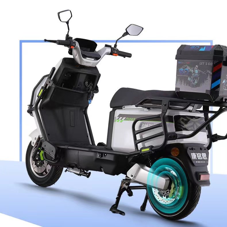 Adult Electric 2-Wheel Motorcycle 1000W Brushless Sportbike with 72V Lithium Battery