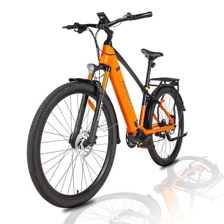 Eu Warehouse 7-Speed Sport Electric Bike 250W 48V 13AH Long Range Mountain Bike with Central Motor Lithium Battery for Adults