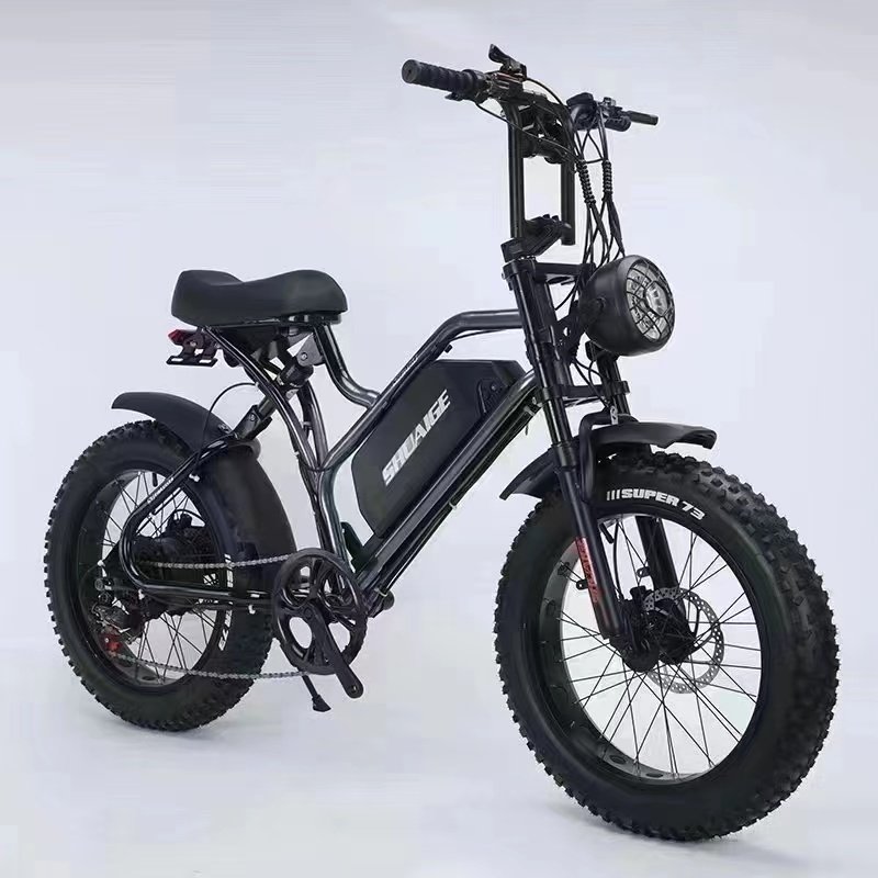 Hot Sale Logo Customized 48V 350w Electric Mountain Bike Fat Tire 20" Electric Road Pike 500W Electric Snow Bike 750w For Adult