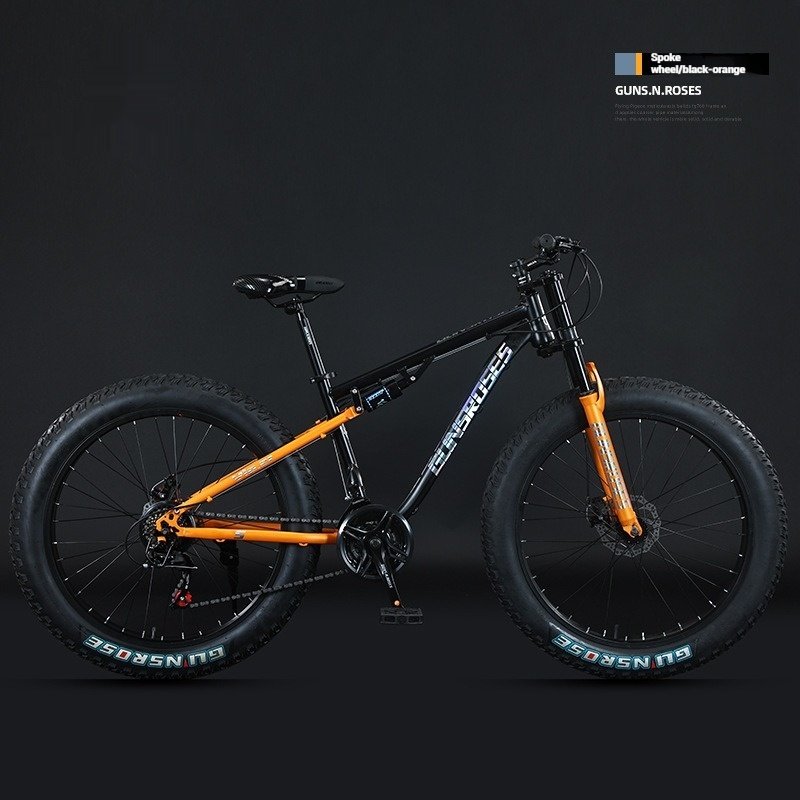 24 & 26 Inch Carbon Steel Mountain Bike with 27 Speed Disc Brake and Fertile Tire Road Frame Ordinary Pedal Shock Sorption