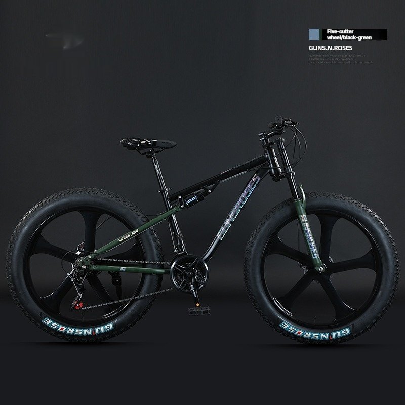 24 & 26 Inch Carbon Steel Mountain Bike with 27 Speed Disc Brake and Fertile Tire Road Frame Ordinary Pedal Shock Sorption