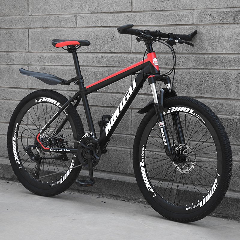 Wholesale 24" 26" 27.5" mtb bicycle 3 tire sizes carbon steel frame mountain bike cycle 21 speed