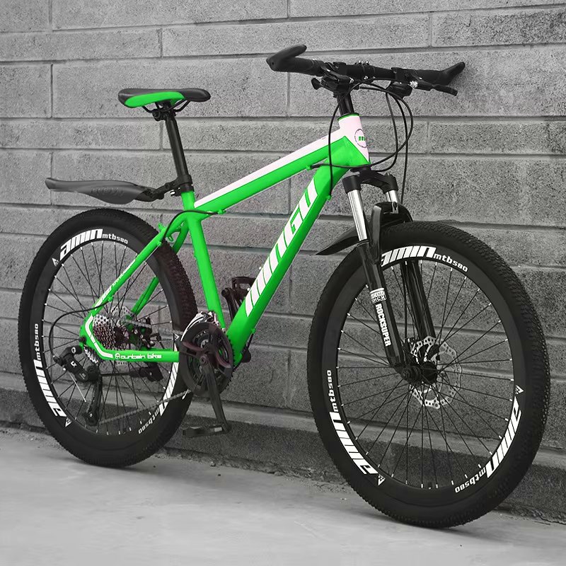 Wholesale 24" 26" 27.5" mtb bicycle 3 tire sizes carbon steel frame mountain bike cycle 21 speed