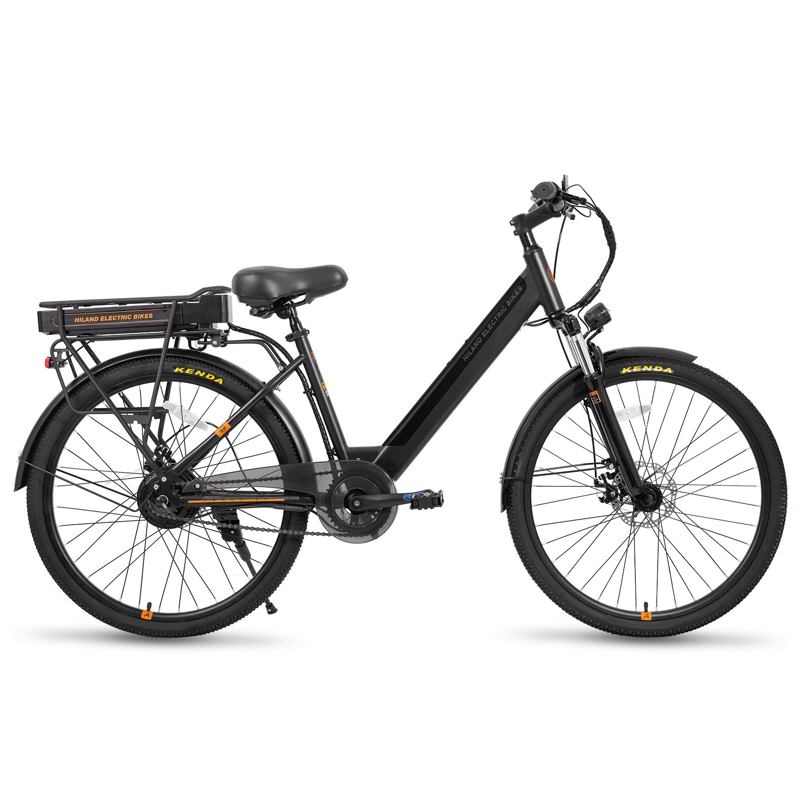 JOYKIE EU warehouse single speed 26 Inch Ebike 500W Front Suspension 36V 7.8 AH Lithium Battery Electric City Bike